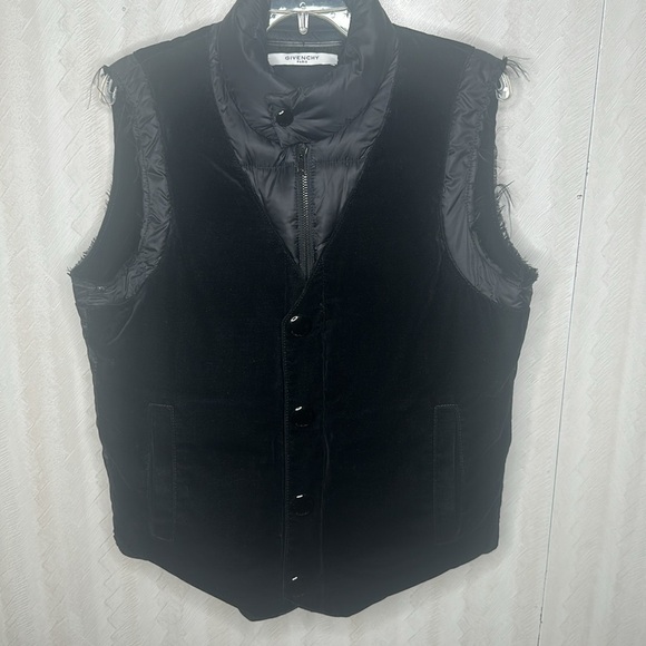 🔥 🆕 GIVENCHY Jacket Nylon Puffer Vest with Velvet, Black Size 46 / S MSRP $1950 - Picture 9 of 15